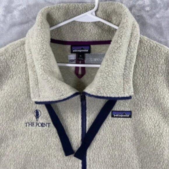 Patagonia Jacket men's XL Sherpa Fleece Full Zip Long Sleeve Pockets Polyester - Picture 2 of 16